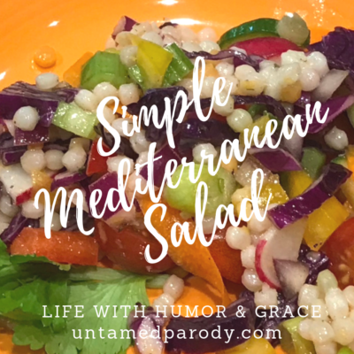 Eating Healthy: Simple Mediterranean Salad